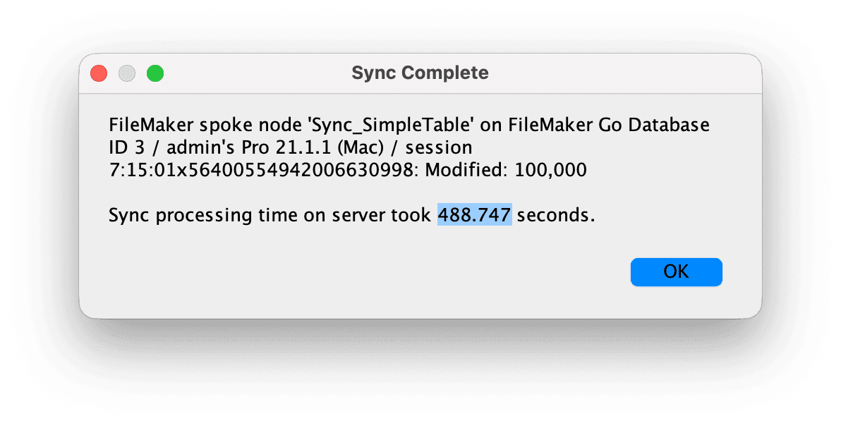 slow sync